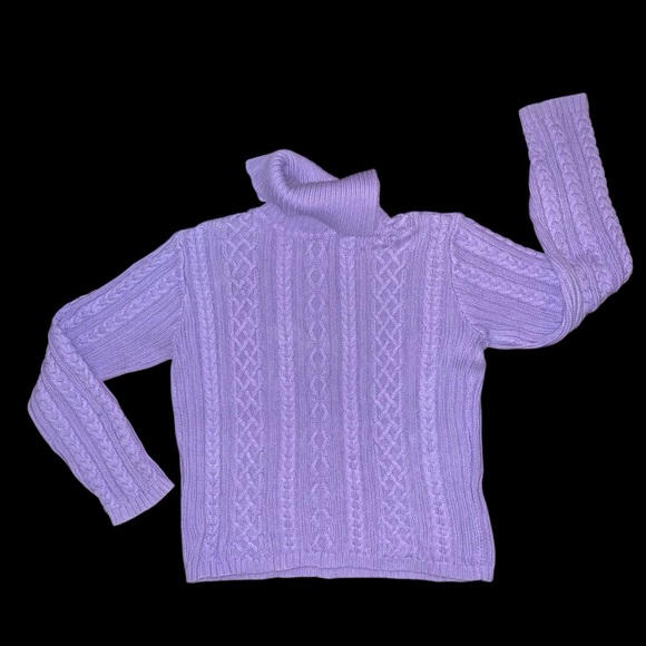 v i n t a g e :: Chunky Cotton Braided Cable Knit Sweater - Picture 4 of 9